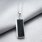 Hepburn and Hughes Chinook Helicopter Pendant | 25mm Rectangle | Made from genuine Chinook parts | Sterling Silver
