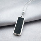 Hepburn and Hughes Chinook Helicopter Pendant | 43mm Rectangle | Made from genuine Chinook parts | Sterling Silver