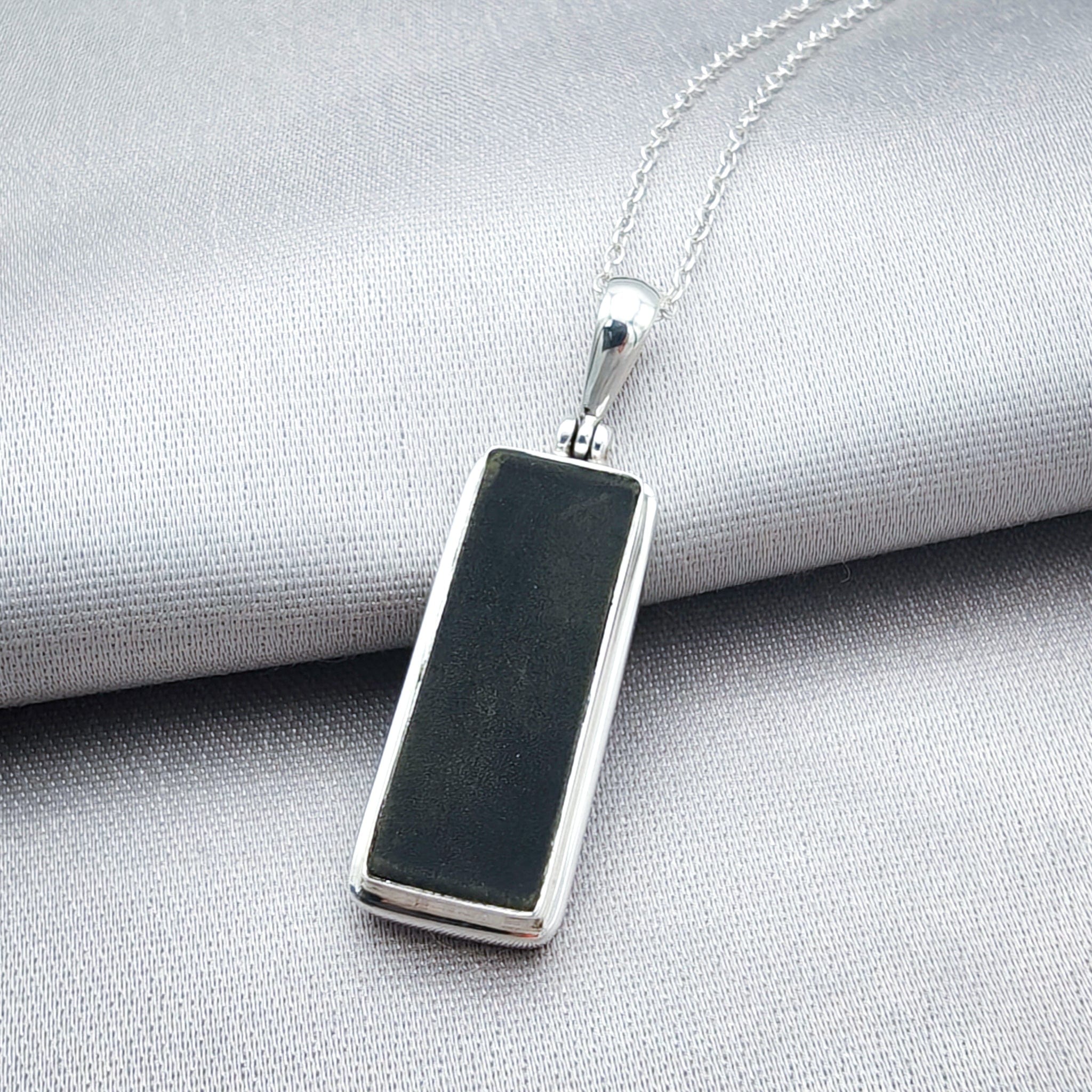 Hepburn and Hughes Chinook Helicopter Pendant | 43mm Rectangle | Made from genuine Chinook parts | Sterling Silver