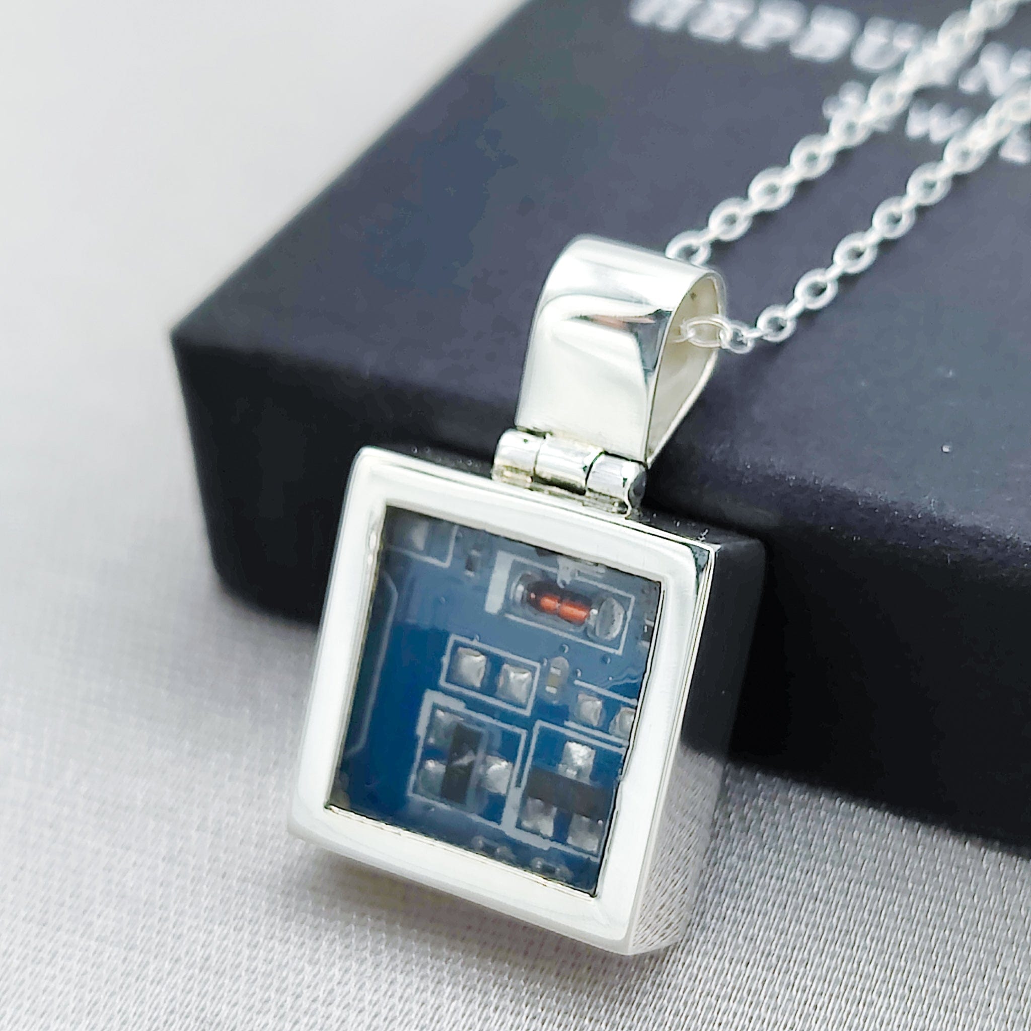pendant（第1世代）＋ Catlog Board 2 Computer Circuit Board Pendant | IT Gift | Sterling Silver