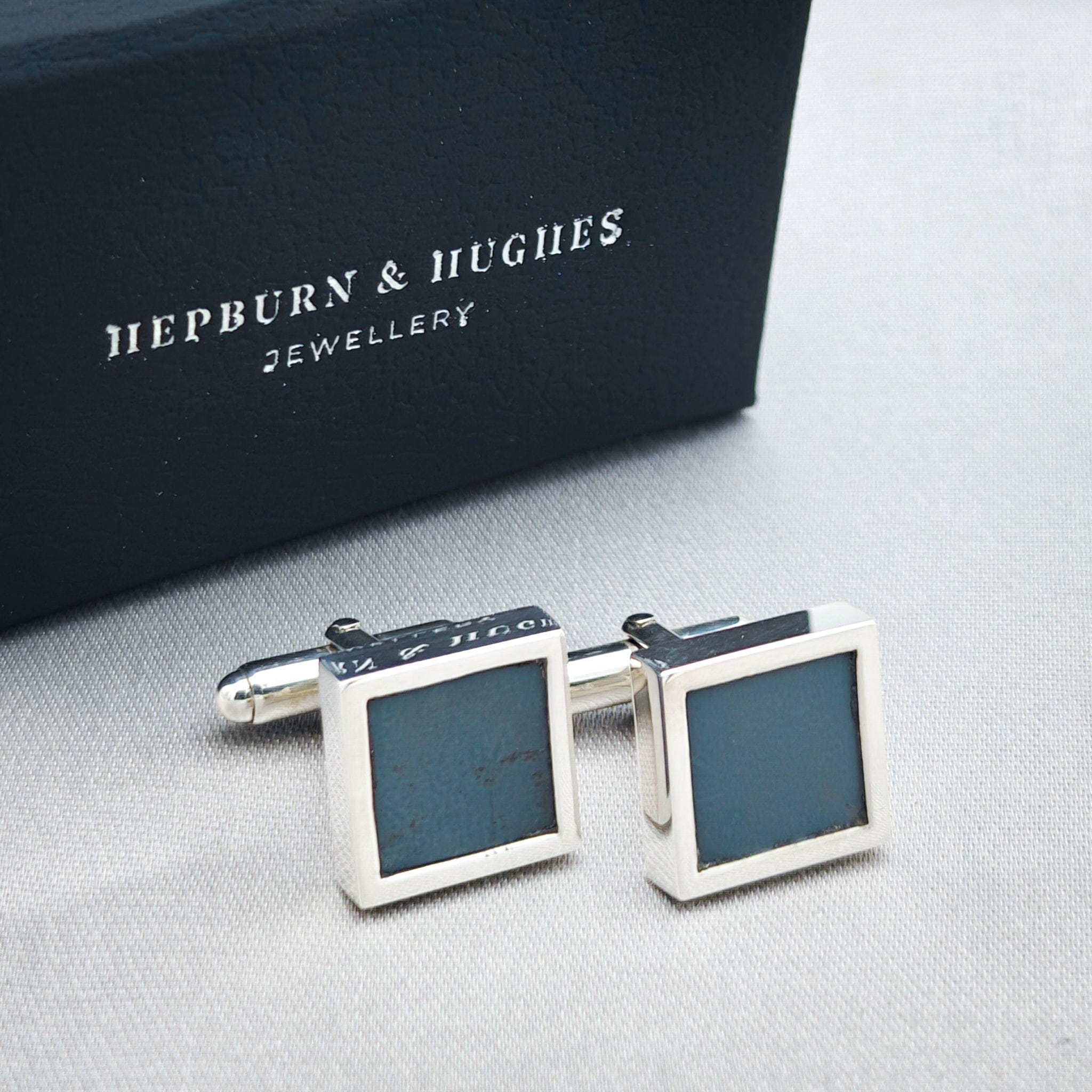 Hepburn and Hughes Concorde Cufflinks | Aviation Gift | Control Panel | Sterling Silver