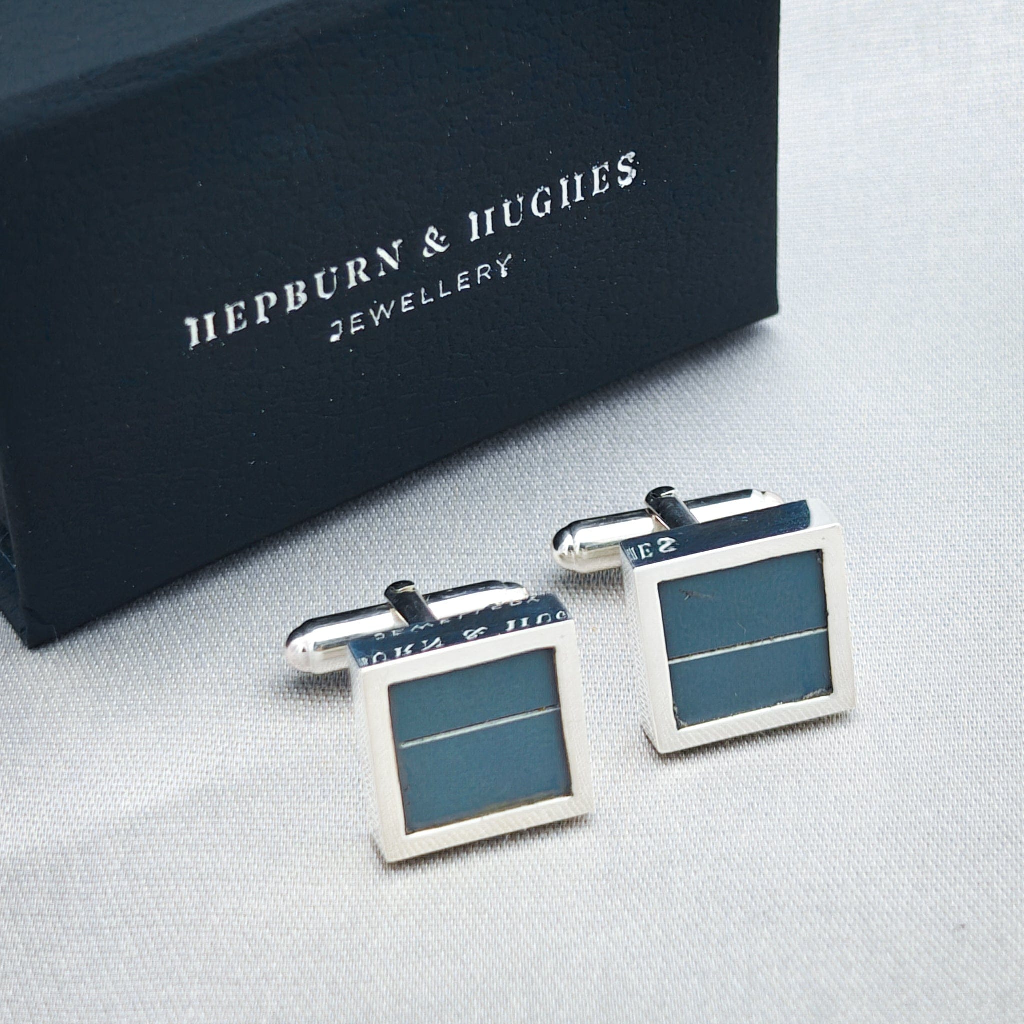 Hepburn and Hughes Concorde Cufflinks | Aviation Gift | Control Panel | Sterling Silver