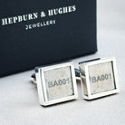 Hepburn and Hughes Concorde Cufflinks Limited Edition | Aviation Gift | Sterling Silver