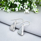 Hepburn and Hughes Concorde Earrings Limited Edition | Upcycled Panel | Aviation Gift | Sterling Silver