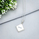 Hepburn and Hughes Concorde Pendant | Aviation Gift | Hiduminium Square Panel | Sterling Silver