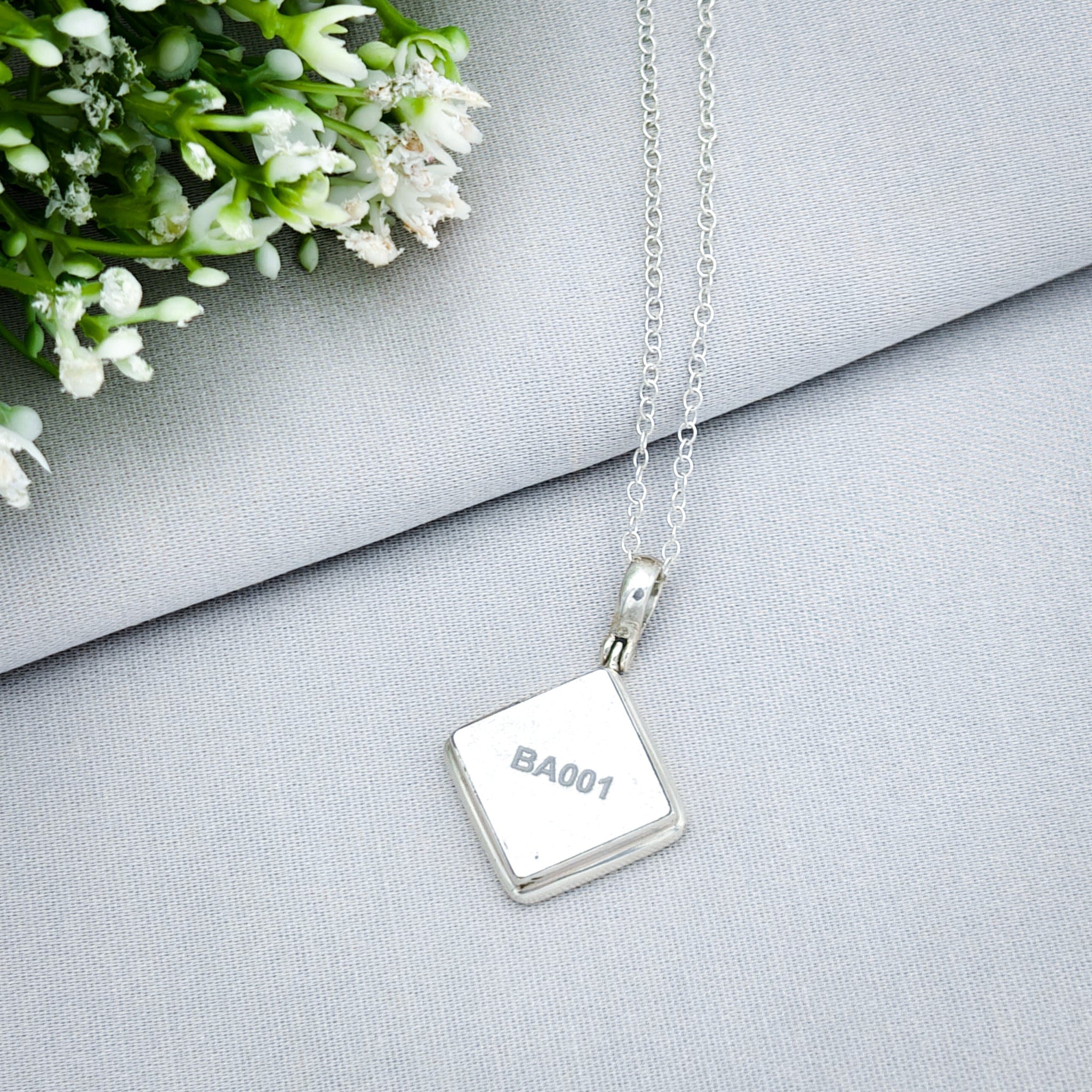 Hepburn and Hughes Concorde Pendant | Aviation Gift | Hiduminium Square Panel | Sterling Silver