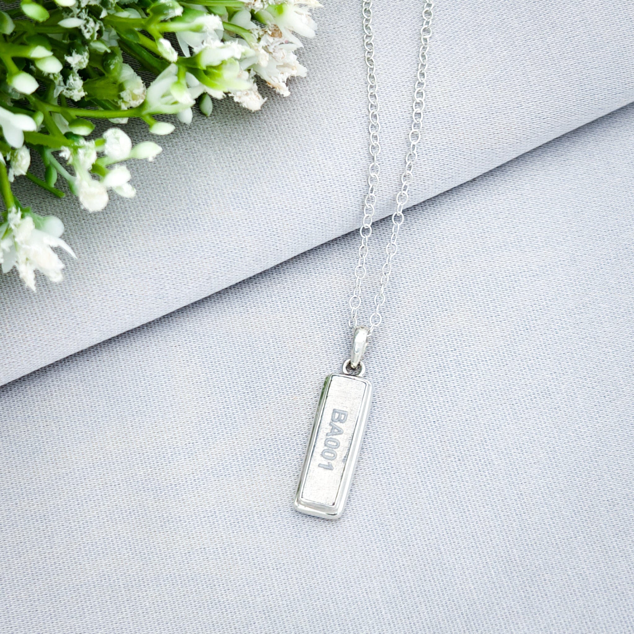 Hepburn and Hughes Concorde Pendant | Aviation Gift | Rectangle Hiduminium Panel | Sterling Silver