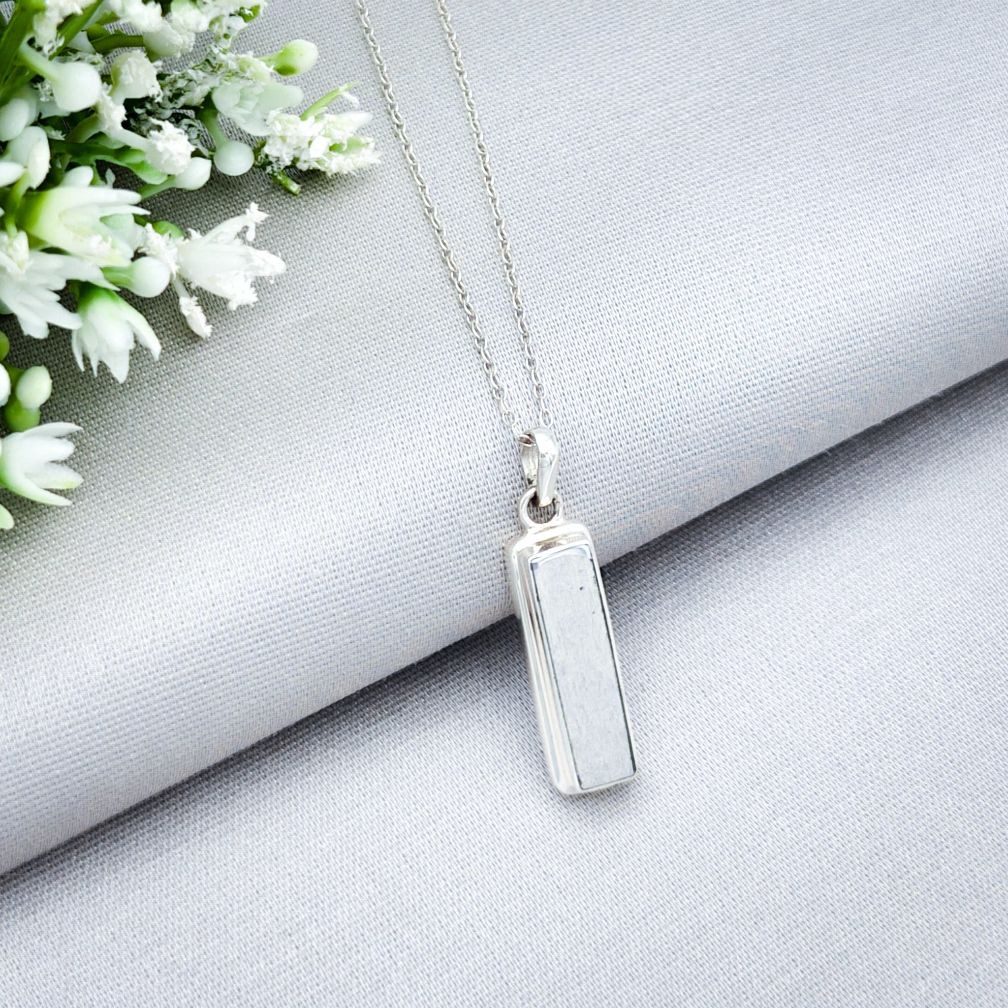 Hepburn and Hughes Concorde Pendant | Aviation Gift | Rectangle Hiduminium Panel | Sterling Silver