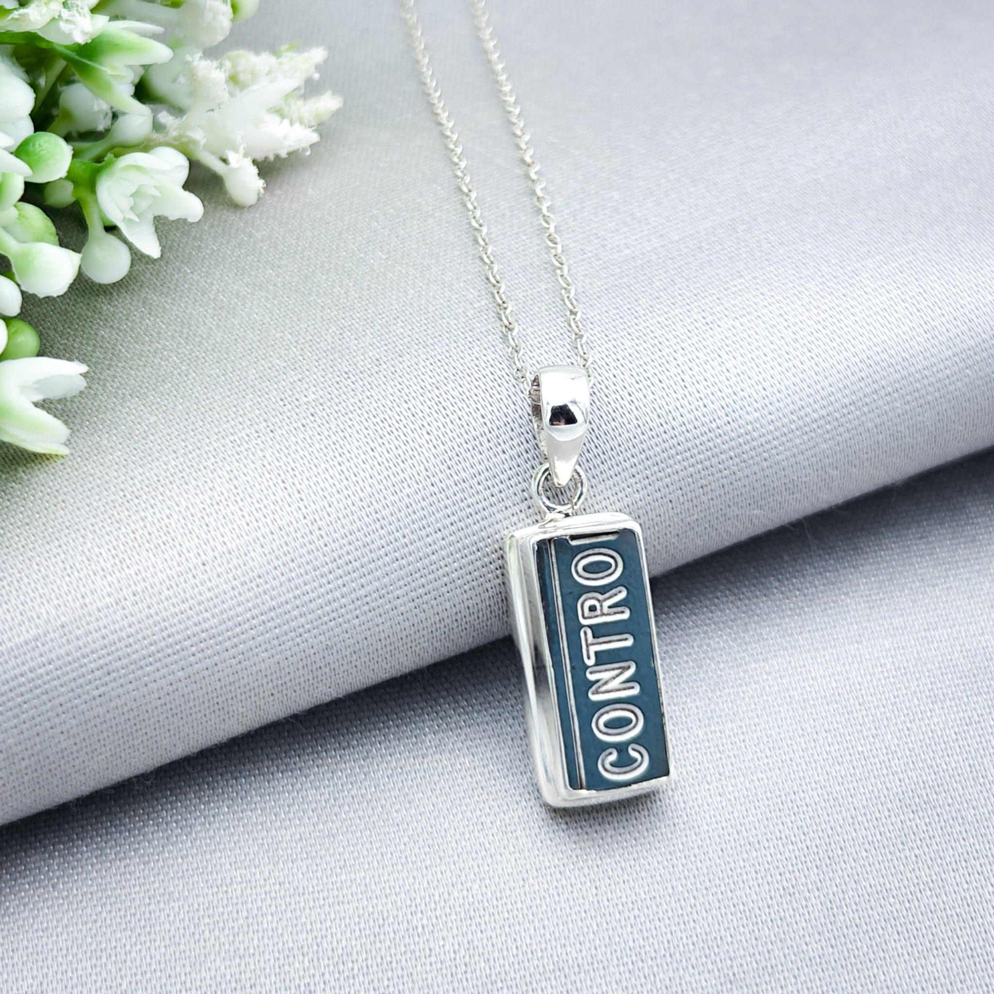 Hepburn and Hughes Concorde Pendant Limited Edition | 16mm Rectangle | Sterling Silver