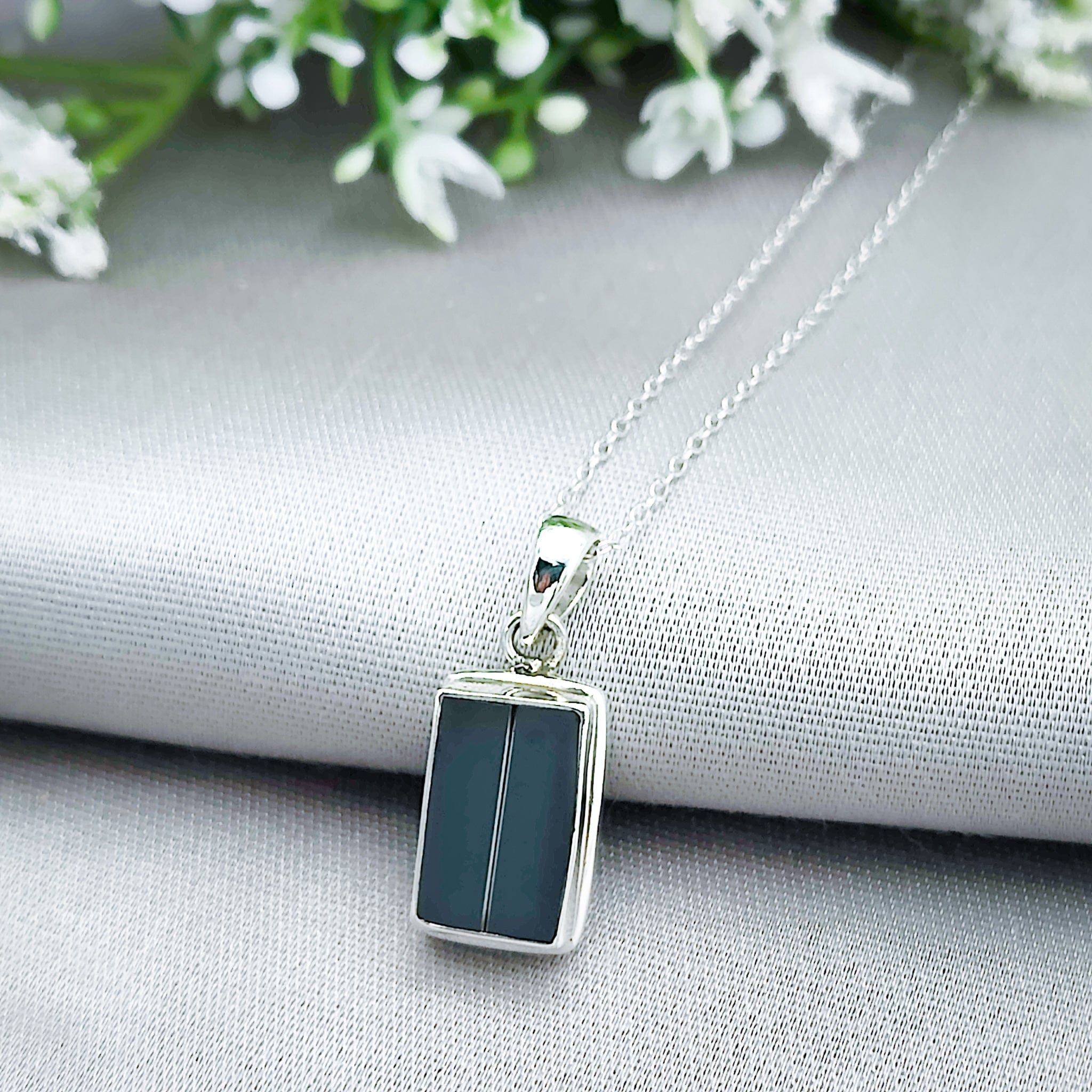 Hepburn and Hughes Concorde Pendant Limited Edition | 16mm Rectangle | Sterling Silver