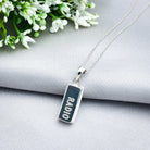 Hepburn and Hughes Concorde Pendant Limited Edition | 16mm Rectangle | Sterling Silver