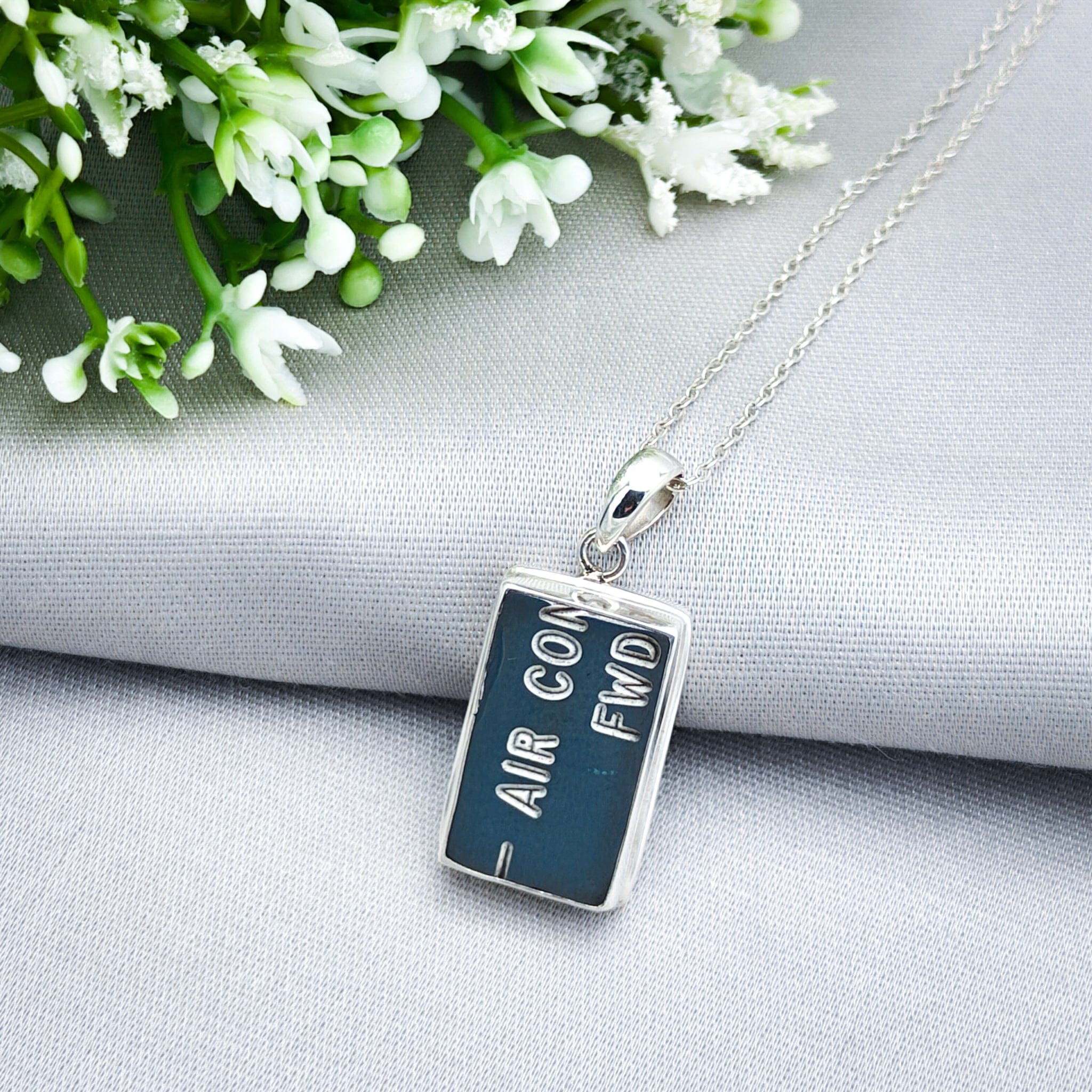 Hepburn and Hughes Concorde Pendant Limited Edition | Words 4 options | Sterling Silver