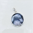 Hepburn and Hughes Dendritic Opal Sterling Silver Pendant | Alternative April Birthstone | Gemstone Gift