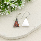 Hepburn and Hughes Dinosaur Egg Shell Fossil Earrings | Jurassic Jewellery | Dinosaur Gift | Sterling Silver