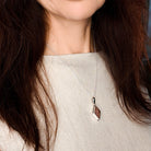 Hepburn and Hughes Dinosaur Egg Shell Pendant | Diamond Shape | Dinosaur Fossil Gift | Sterling Silver