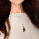 Hepburn and Hughes Dinosaur Egg Shell Pendant | Fossil Necklace | Jurassic Gift | Sterling Silver