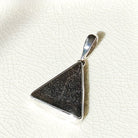 Hepburn and Hughes Dinosaur Fossil Pendant | Fossilised Iguanodon | Triangle | Sterling Silver