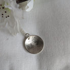 Dezanne Design Eco Silver Hammered Dome Pendant | 18 mm Circle | Necklace | Recycled Sterling Silver (Copy)