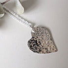 Dezanne Design Eco silver Hammered Heart Pendant