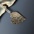 Dezanne Design Eco silver Hammered Heart Pendant