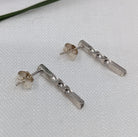 Dezanne Design Ecosilver Bar Twist Earrings