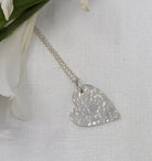 Dezanne Design Ecosilver Hammered Heart Pendant