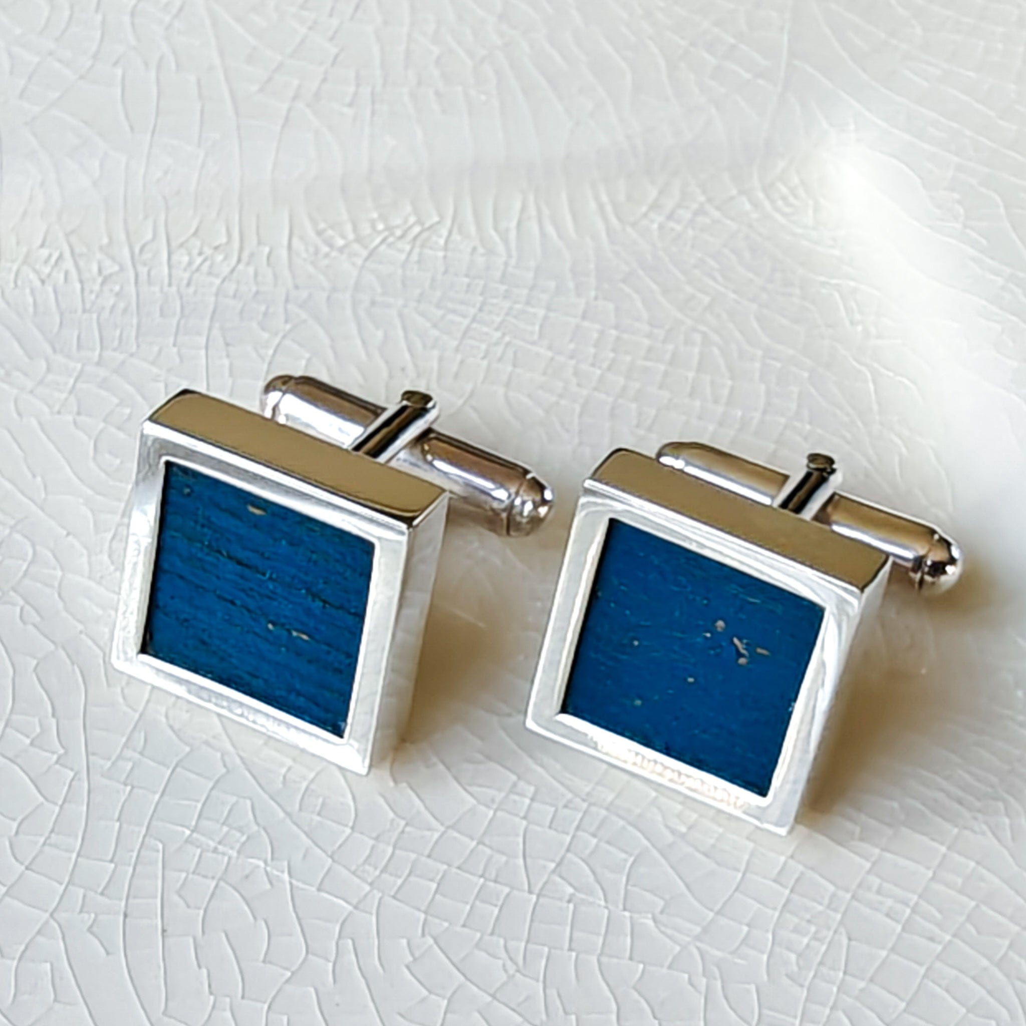 Hepburn and Hughes Genuine Wembley Stadium Chair Jewellery, Cufflinks and Pendants, Football Gift for the World Cup, Sterling Silver