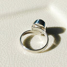 Hepburn and Hughes Isle of Skye Marble Adjustable Ring | Sterling Silver Scottish Heritage Jewellery
