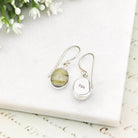 Hepburn and Hughes Isle of Skye Marble Earrings | Scottish Gift | 10mm Oval | Sterling Silve