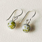 Hepburn and Hughes Isle of Skye Marble Earrings | Sterling Silver Drop Earrings | Scottish Gift