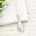 Hepburn and Hughes Isle of Skye Marble Pendant in Sterling Silver | Scottish Gift | 25mm Abstract | Sterling Silver