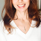 Hepburn and Hughes Isle of Skye Marble Pendant | Scottish Gift | Pink Shades Stone | Sterling Silver