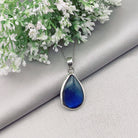 Hepburn and Hughes Labradorite Pendant | Large Teardrop  | Sterling Silver