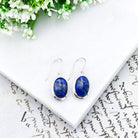 Hepburn and Hughes Lapis Lazuli Earrings | 15mm Oval | September Birthstone | Sterling Silver