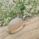 Hepburn and Hughes Madrassi Moonstone Pendant | Oval | Sterling Silver