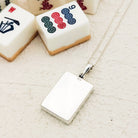 Hepburn and Hughes Mahjong Pendant | Dots Tiles | Chinese Game Jewellery | Sterling Silver