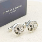 Hepburn and Hughes Mid-Century Watch Movement Cufflinks | Sterling Silver