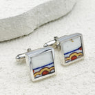 Hepburn and Hughes Minton Pottery Cufflinks | Imariware | Sterling Silver