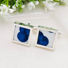 Hepburn and Hughes Minton Pottery Cufflinks | Willow Pattern |  9th Anniversary | Sterling Silver