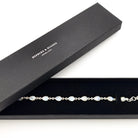 Hepburn and Hughes Moonstone Bracelet in Sterling Silver | 11 Gemstones | June Birthstone