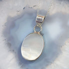 Hepburn and Hughes Mother of Pearl Pendant | Oval | Sterling Silver