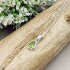 Hepburn and Hughes Peridot Pendant | 16th Wedding Anniversary | August Birthstone | Sterling Silver