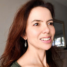 Hepburn and Hughes Preseli Bluestone 25mm Earrings | Stonehenge and Welsh Gift | Sterling Silver