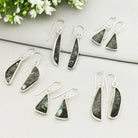 Hepburn and Hughes Preseli Bluestone Earrings in Sterling Silver | Stonehenge and Summer Solstice Gift