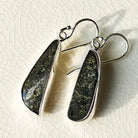 Hepburn and Hughes Preseli Bluestone Earrings in Sterling Silver | Stonehenge and Summer Solstice Gift