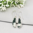 Hepburn and Hughes Preseli Bluestone Earrings in Sterling Silver | Stonehenge and Summer Solstice Gift