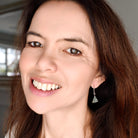 Hepburn and Hughes Preseli Bluestone Earrings | Stonehenge Stone with Ear Wire | Welsh Gift | Sterling Silver