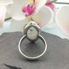 Hepburn and Hughes Rainbow Moonstone Ring | Oval | Two Styles | Sterling Silver