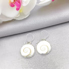 Hepburn and Hughes Shiva Eye Earrings | Reversible Yin and Yang | Circular | Sterling Silver