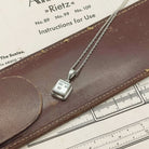 Hepburn and Hughes Slide Rule Pendant | Maths and Science Gift | Sterling Silver